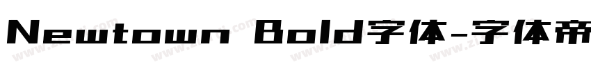 Newtown Bold字体字体转换